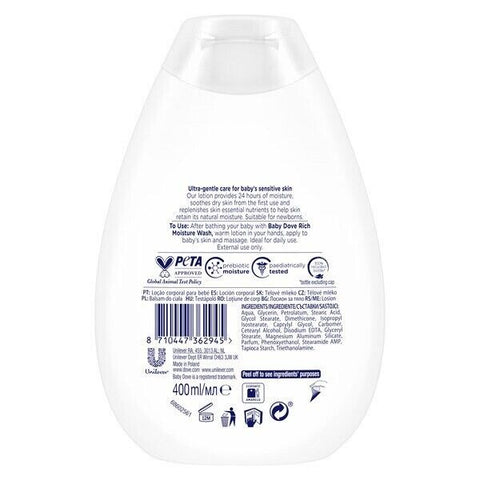 Baby Dove Rich Moisture Baby Lotion sensitive Care 400 ml