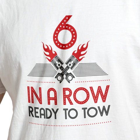6 in a Row Ready to Tow T-Shirt (Flames)