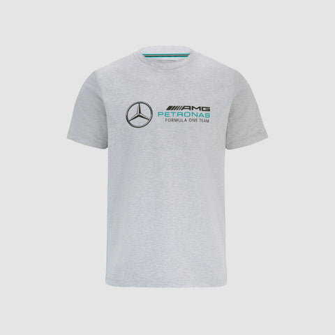 Mercedes-AMG Petronas Large Logo T-Shirt - Grey