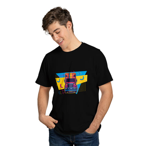 80's Design Trucking T-Shirt (Black)
