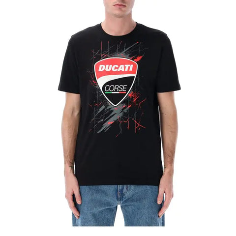 Man t-shirt Ducati Corse - Scratched logo