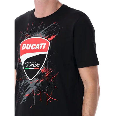 Man t-shirt Ducati Corse - Scratched logo