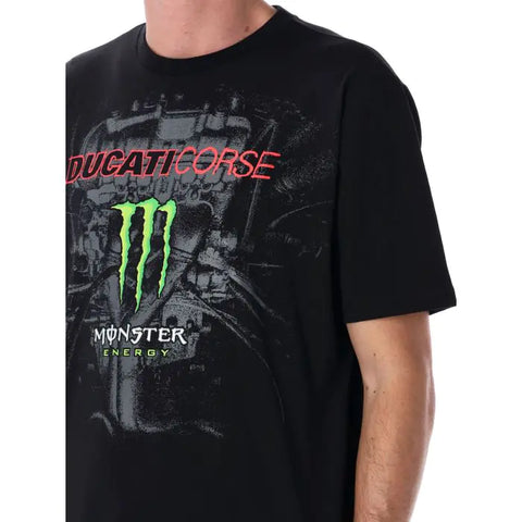 Man t-shirt Ducati dual Monster - Grey Heart