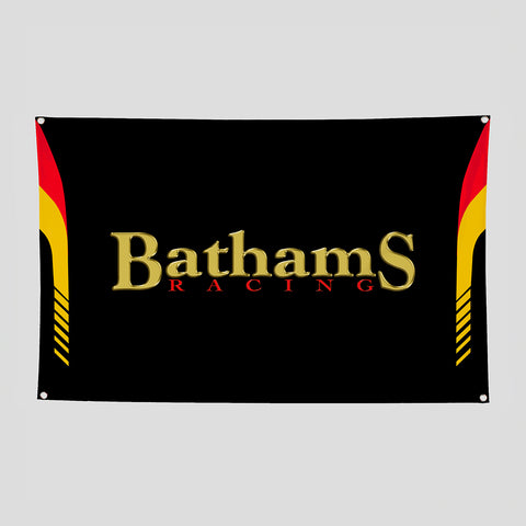 Bathams Racing 2024 Logo Flag