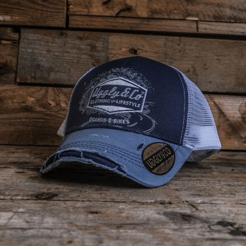 Blue Surf Diamond Cap