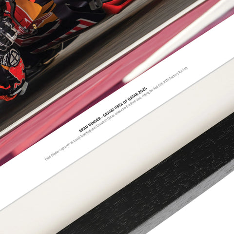 Brad Binder 2024 Signed Photo – Qatar Grand Prix - Limited Edition - 33 Available Worldwide