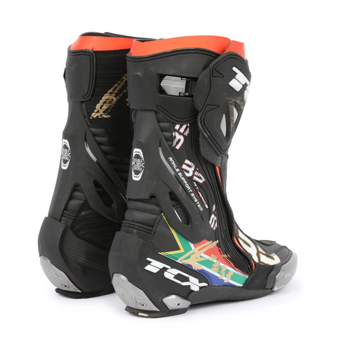 Brad Binder Signed 2024 Red Bull KTM Factory Racing Boots – 2024 Qatar Test