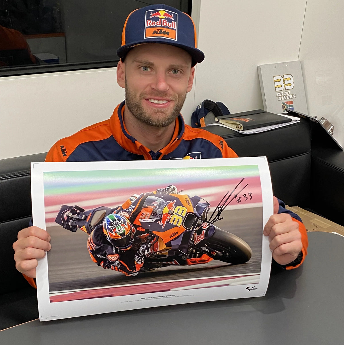 Brad Binder 2024 Signed Photo – Qatar Grand Prix - Limited Edition - 3 ...