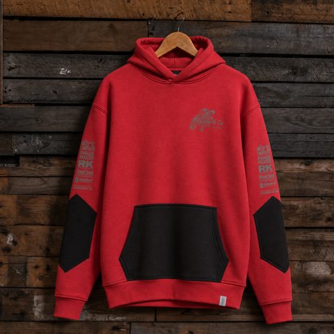 Brick Red Flat Track Hoodie