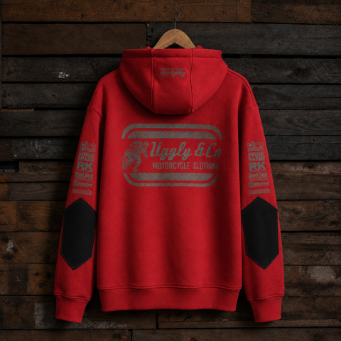 Brick Red Flat Track Hoodie
