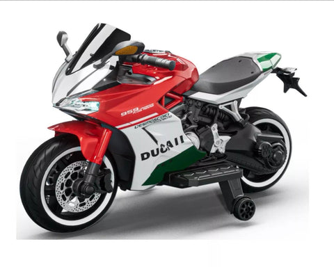 Kids Red 12v Licensed Ducati Panigale Ride-on Super Bike