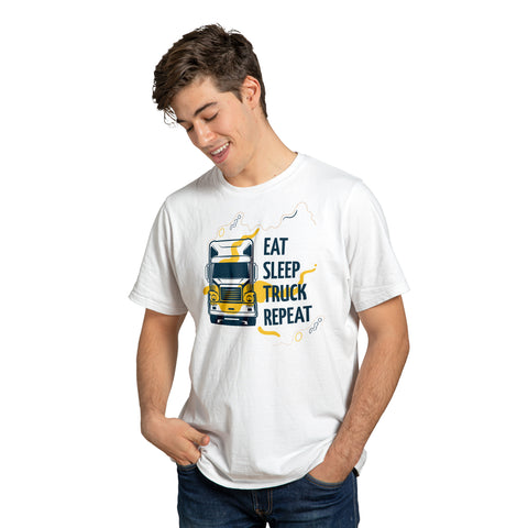 Eat Sleep Truck Repeat T-Shirt