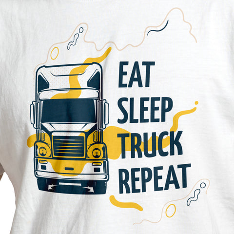 Eat Sleep Truck Repeat T-Shirt