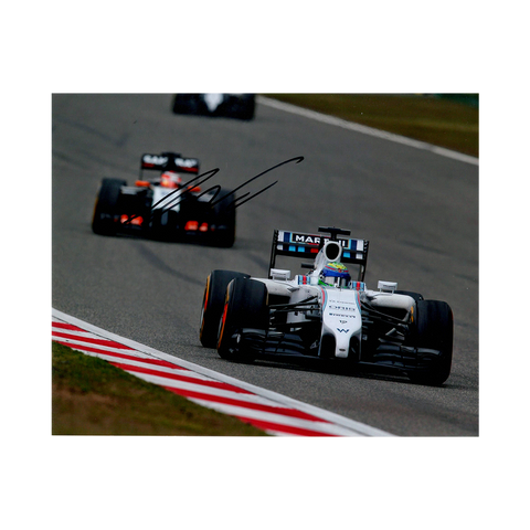 Felipe Massa Signed 10x8 Image