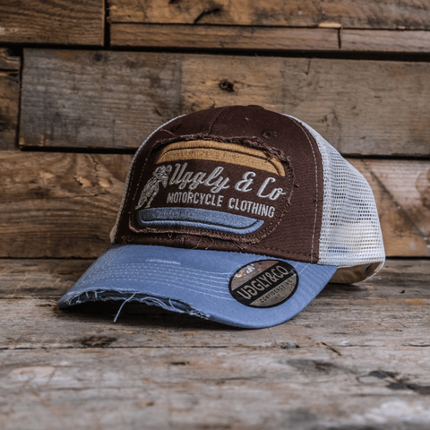 Dusty Blue Flattrack Cap