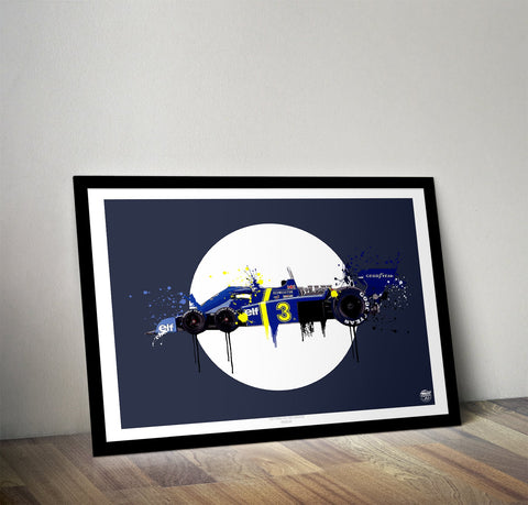 Tyrrell P34 Jody Scheckter 1976 F1 print