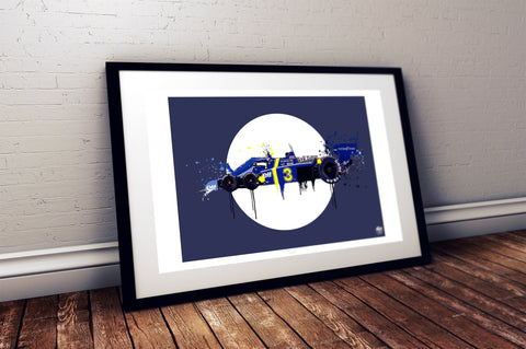 Tyrrell P34 Jody Scheckter 1976 F1 print