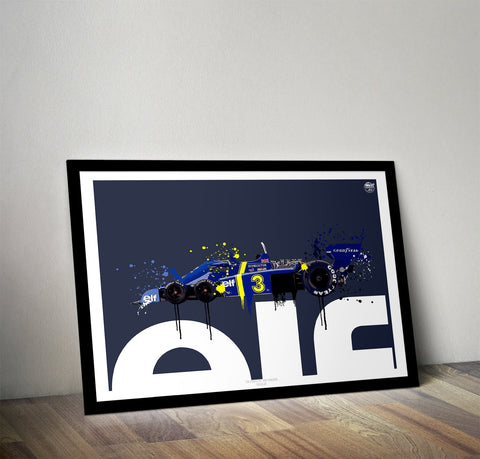 Tyrrell P34 Jody Scheckter 1976 F1 print