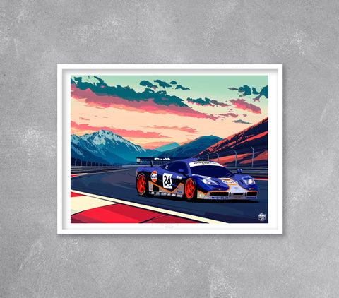 McLaren F1 GTR print
