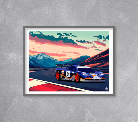 McLaren F1 GTR print