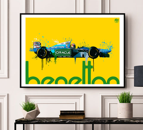 Michael Schumacher Benetton B194 F1 Print
