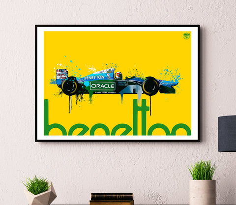 Michael Schumacher Benetton B194 F1 Print