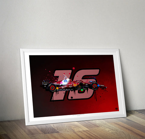 Charles Leclerc 2025 Ferrari SF-25 F1 Print