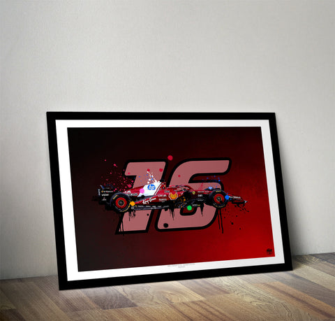 Charles Leclerc 2025 Ferrari SF-25 F1 Print