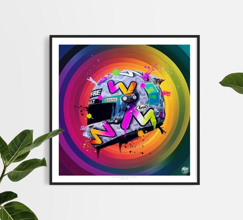 Daniel Ricciardo 2020 F1 Helmet print