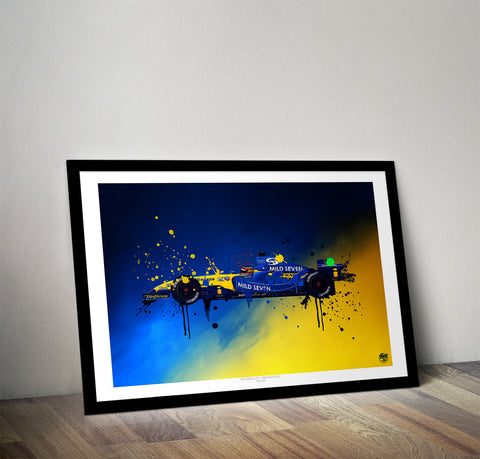 Fernando Alonso 2005 Renault R25 F1 Print