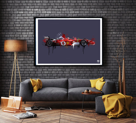 Michael Schumacher Ferrari F2002 F1 Print