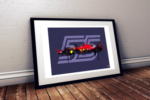 Carlos Sainz 2023 Ferrari SF-23 F1 Print