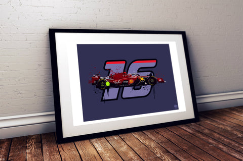 Charles Leclerc 2023 Ferrari SF-23 F1 Print