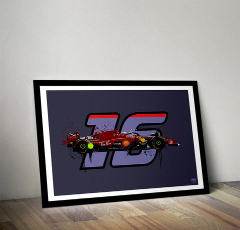 Charles Leclerc 2023 Ferrari SF-23 F1 Print