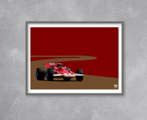 Jochen Rindt Lotus 72 F1 Print