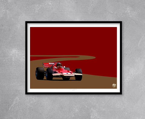 Jochen Rindt Lotus 72 F1 Print