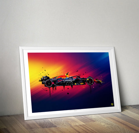 Max Verstappen 2025 Red Bull RB21 F1 Print