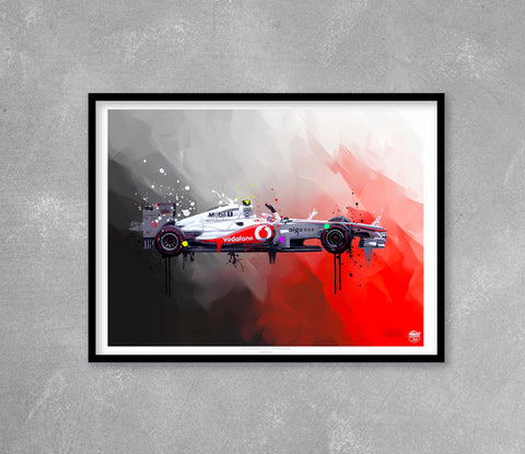 Jenson Button 2011 McLaren MP4-26 F1 Print