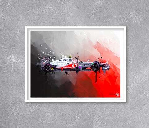 Jenson Button 2011 McLaren MP4-26 F1 Print
