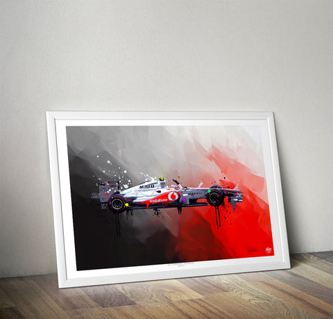 Jenson Button 2011 McLaren MP4-26 F1 Print