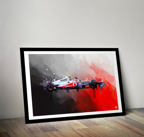 Jenson Button 2011 McLaren MP4-26 F1 Print
