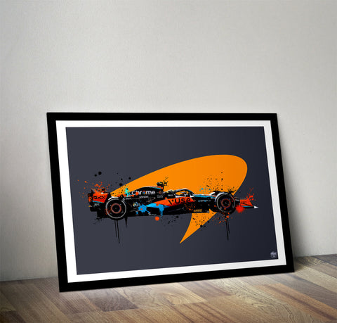 Lando Norris 2023 McLaren MCL60 F1 Print