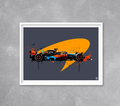 Lando Norris 2023 McLaren MCL60 F1 Print
