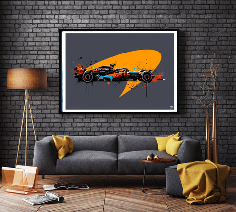 Lando Norris 2023 McLaren MCL60 F1 Print