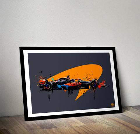 Oscar Piastri 2023 McLaren MCL60 F1 Print