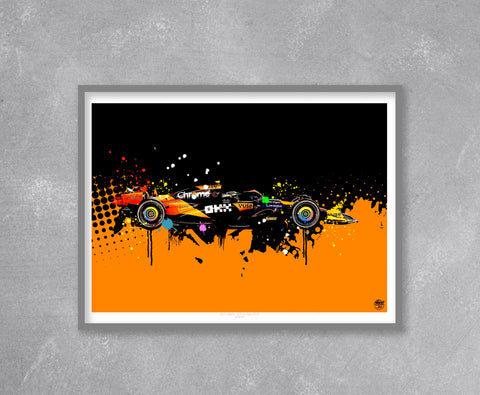 Lando Norris 2024 McLaren MCL38 F1 Print