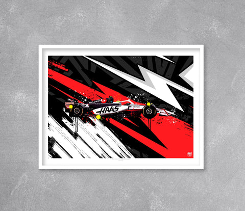 Oliver Bearman 2025 Haas VF-25 F1 Print