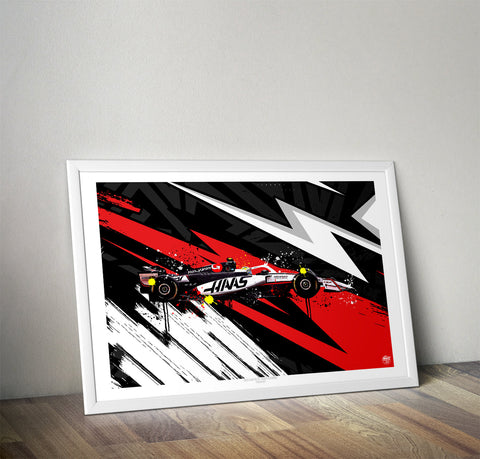 Oliver Bearman 2025 Haas VF-25 F1 Print