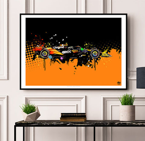 Lando Norris 2024 McLaren MCL38 F1 Print