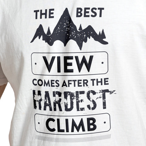 Hardest Climb T-Shirt (Reg Plate Design)